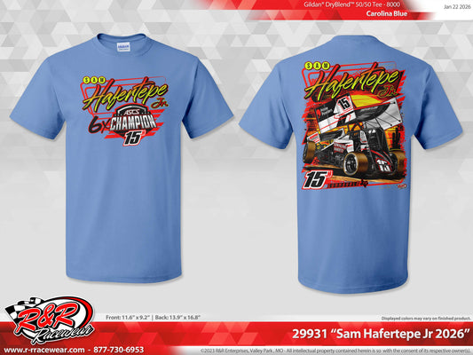 2026 ASCS 6 Time Champion Shirt- Carolina Blue