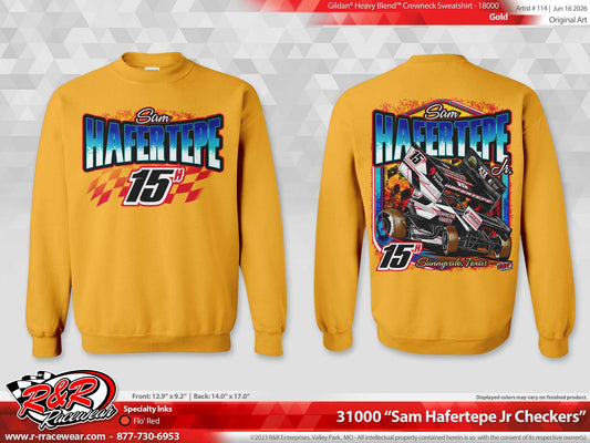2026 - Checks - Crew Sweatshirt - Gold