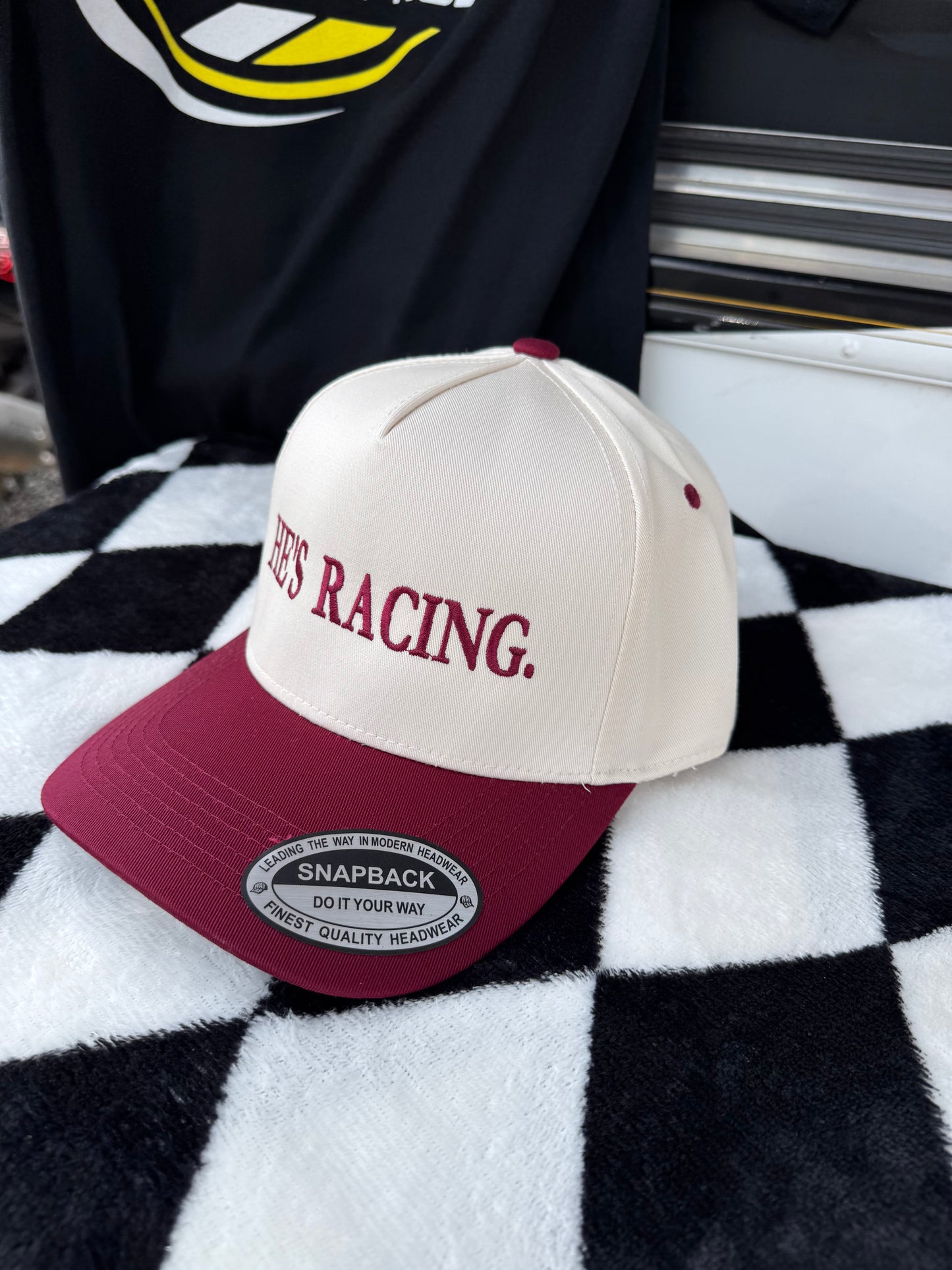 He’s Racing Hat