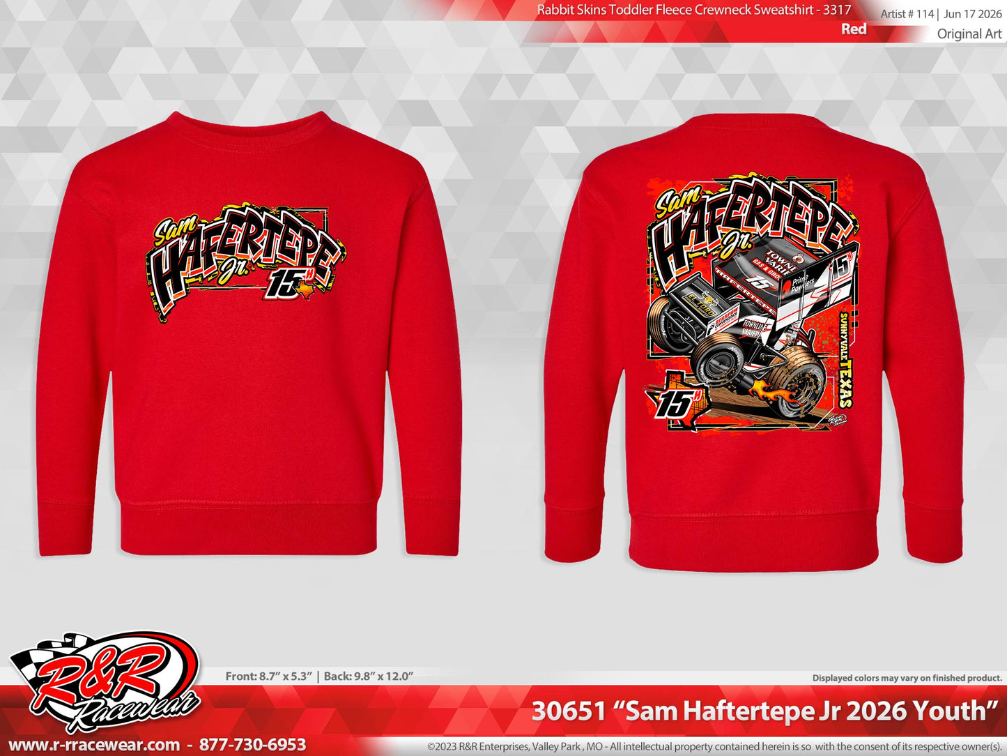 2026 YOUTH - Sweatshirt - Red