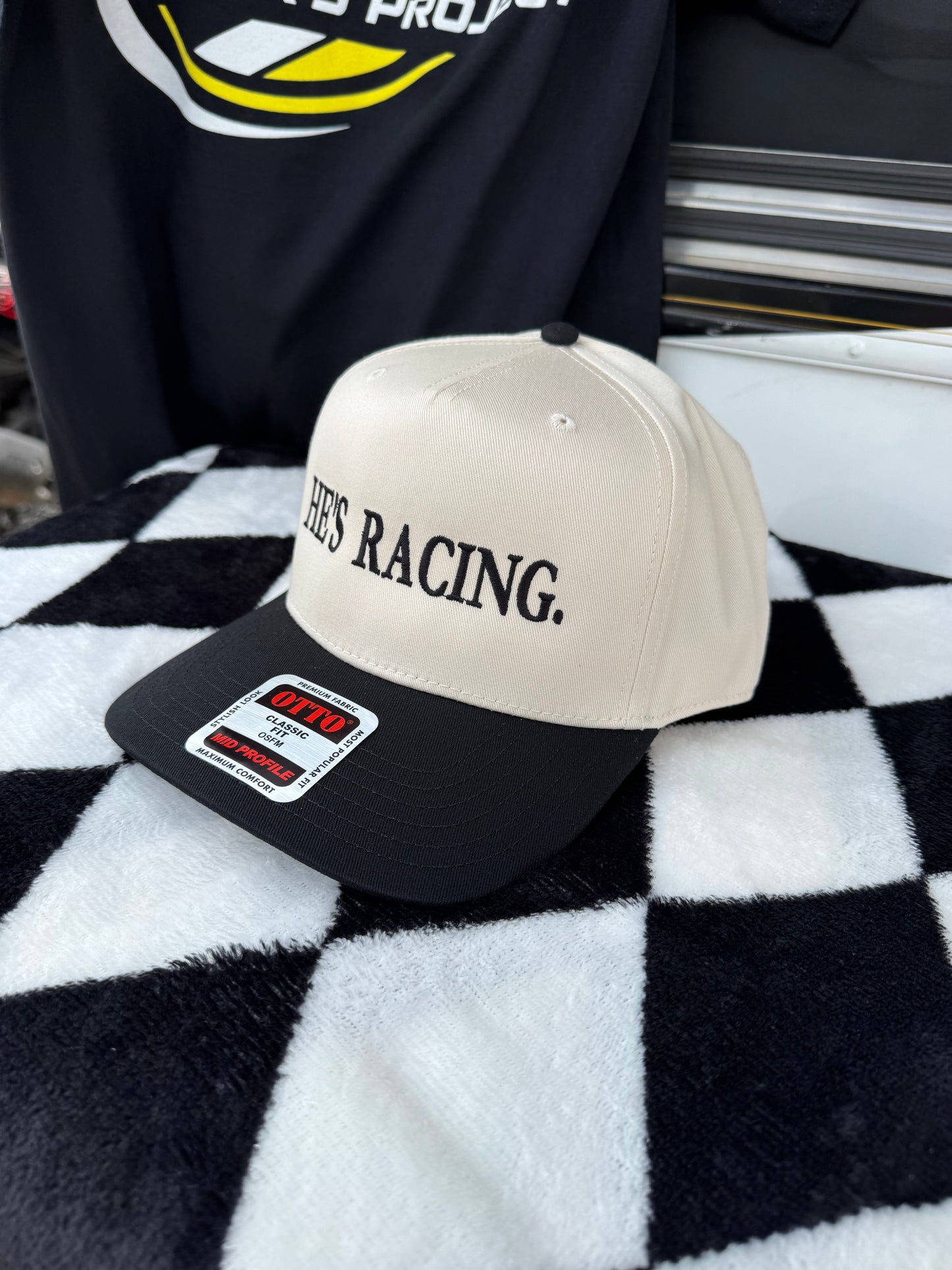He’s Racing Hat
